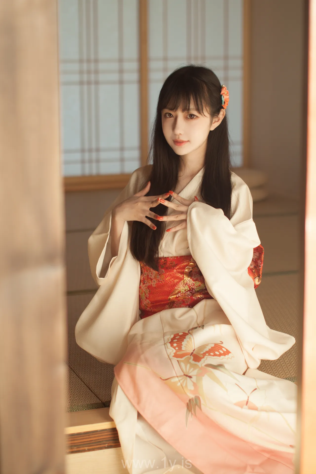 Coser@Shika小鹿鹿 NO.023 Nice-looking Asian Model 和服